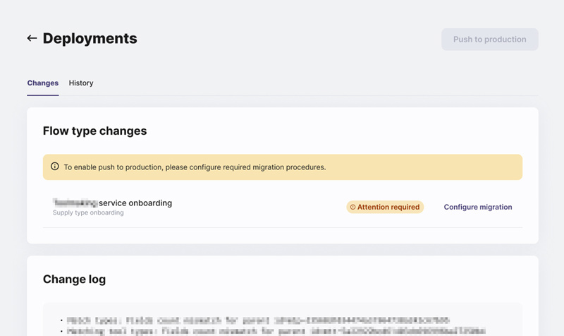 stage production environment changes to deployment