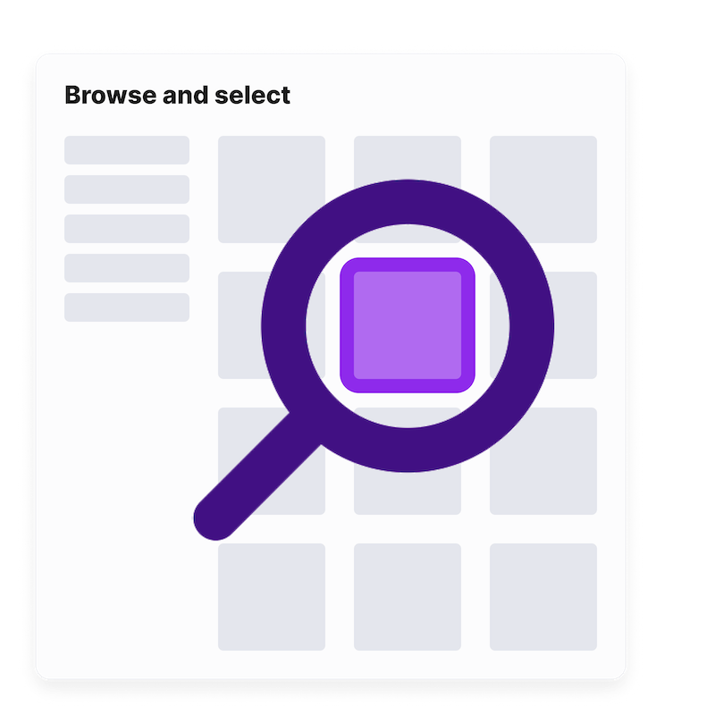 randevu use case browse and select